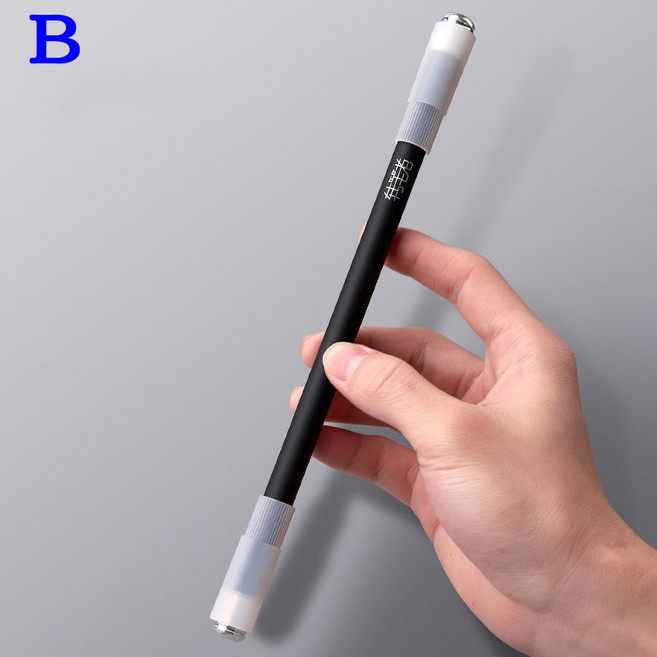 JINGHENG 묘기용 펜 돌리기 필기 핑거 댄스 그라데이션 회전식 스트레스 해소, B