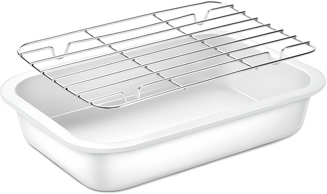 바겐슈타이거 세라믹 사각 트레이 오븐접시 + 랙 세트 Ce 1, 1개