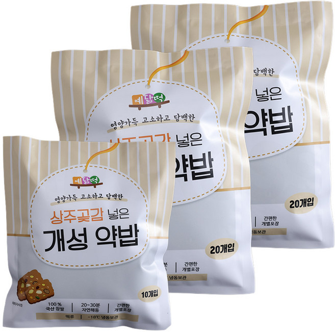 [인포벨]애드크로스 홈쇼핑 개별포장 상주곶감 넣은 개성 약밥 전통 견과류 건강 약식 부모님 어르신 영양간식, 2kg, 1세트