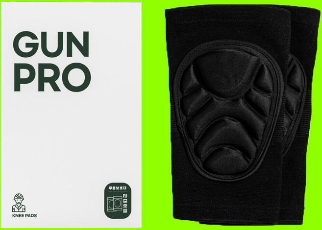 [입대준비물 1등] 군대어때 훈련소 팔꿈치+무릎 보호대 세트 군인 입대 유격훈련 군대 준비물 필수, 1세트, 무릎 + 팔꿈치 보호대세트