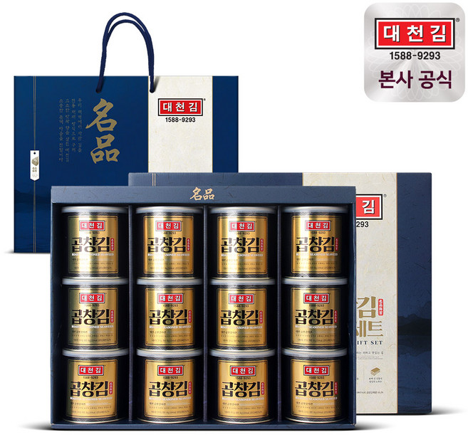 대천김 명품 세트 30g 12캔, 1개, 선택완료