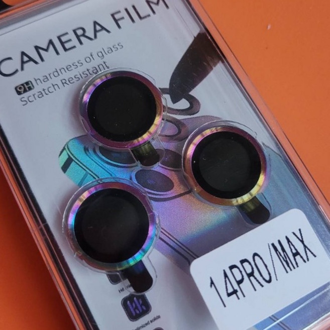 新款 暗紫色 鏡頭膜 適用 iPhone 14 全系列 合金玻璃保護貼, CD紋-彩色(單顆),12/12pro/12mini, 1個