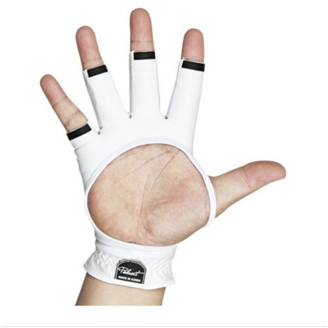 폴베르 남자 오른손 골프장갑, 화이트 + 블랙, 1개