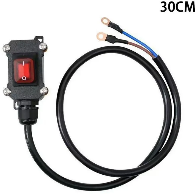 오토바이 전원 스위치 배터리 차단 30/50/100cm 12V/24V 완벽방수 헤비 듀티 킬, [01] 30cm
