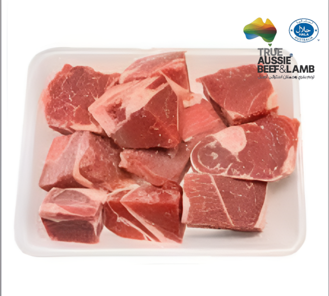 Premium Australian Halal Certified Frozen Goat Meat Stew Soup 프리미엄 호주산 할랄 인증 냉동 염소 고기 스튜 탕 컷, 1개, 1kg
