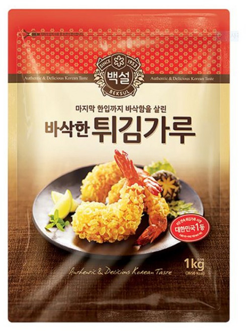 씨제이 백설튀김가루1KG, 1개, 1kg
