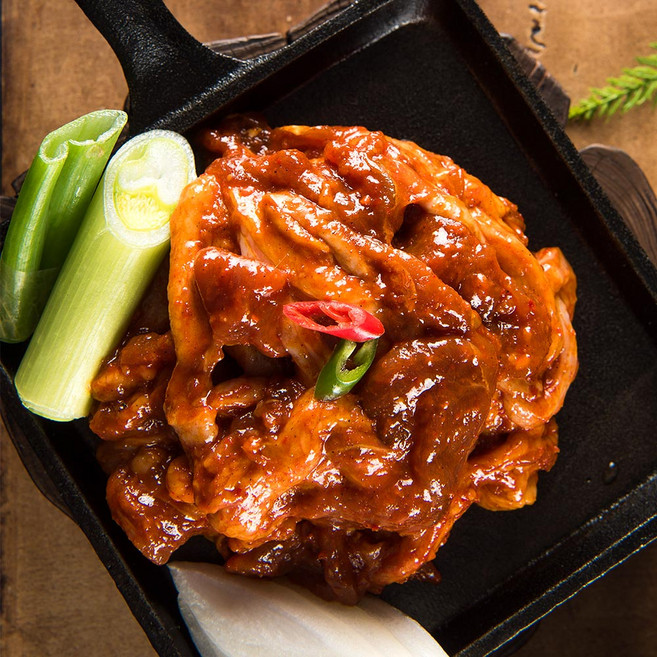 덕담골 산수유 유황오리고추장주물럭500g, 1개, 500g