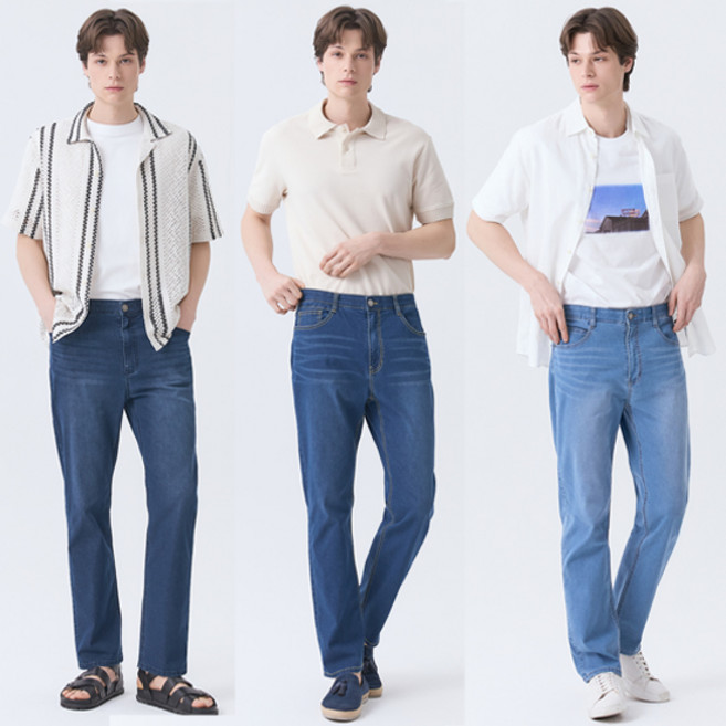 뱅뱅 25SS 썸머 남성 시그니처 스트레이트 데님