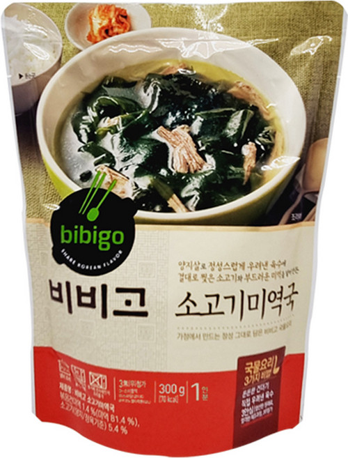 비비고 간편식 즉석국 즉석찌개 즉석탕 간편식품 즉석식품, 300g, 1개