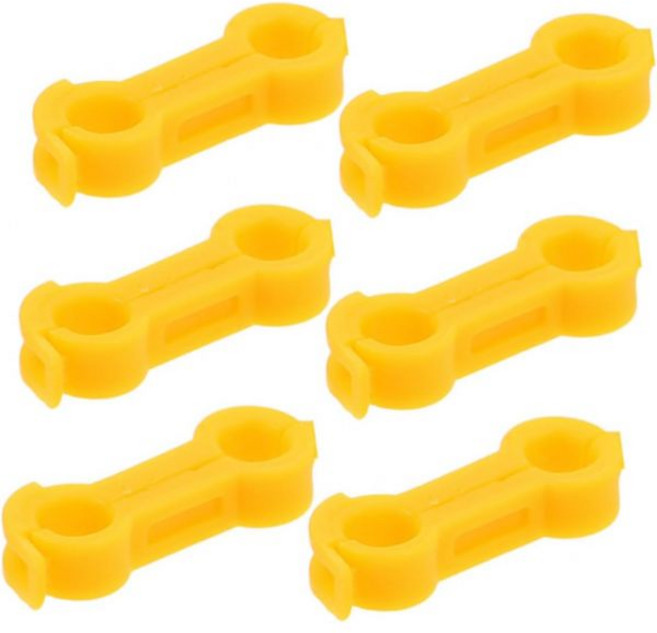 6개 새 다리 밴드 작은 앵무새용 편안한 정렬 교정기 코카티엘 러브버드 버지용 가볍고 발목 링 사출 문제용 사용이 간편한 애완새 용품, 2.30X0.70X0.40CM