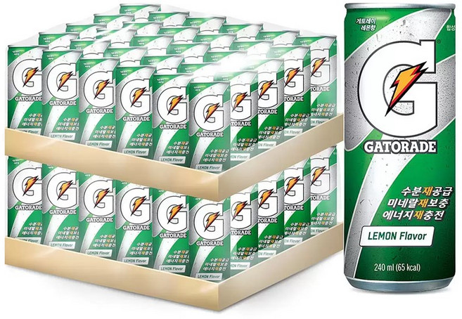 게토레이 레몬, 240ml, 60개