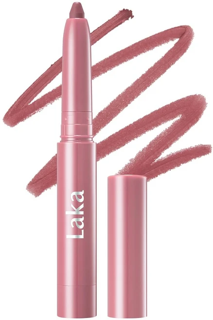 라카 스테인 립 라이너 0.7g0.02온스 풍부한 크리미 텍스처 생생한 색상 세미 매트 마감 부드러운 적용으로 쉬운 드로잉 K-뷰티#01 베어 메모리, #02 Suede Pink - 쿠팡