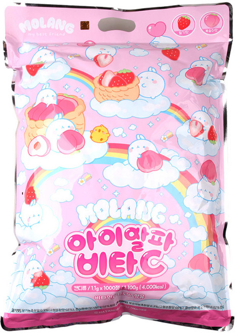 몰랑 비타민 1000정, 1개, 1.1g