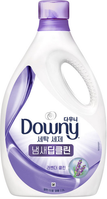 다우니 프리미엄 액체형 세제 냄새딥클린 퍼플 라벤더 클린, 2.8L, 1개