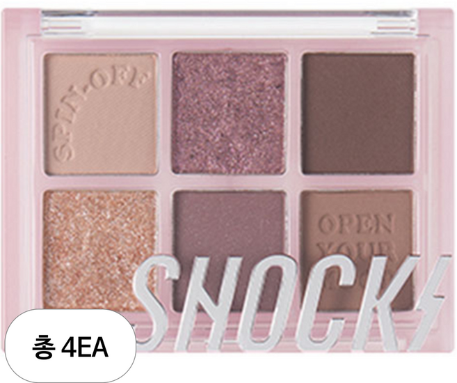 토니모리 더 쇼킹 스핀오프 팔레트, 팝모브, 4개