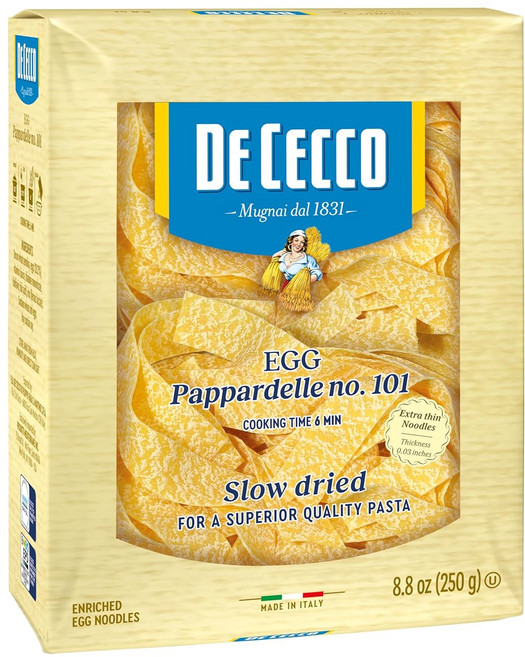 라 몰리사나 에그 파파르델레 파스타면 250g La Molisana Egg Pappardelle, Egg Pappardelle - 1 Pack, 1개
