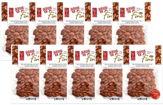 닻심 아몬드, 10개, 60G