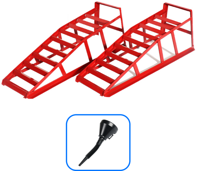 퀵업 자동차 간이 리프트 자가 정비 램프 경사로 카업 셀프 엔진 오일 교환, 타입 A, 1개