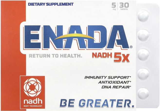 ENADA NADH 5x 5mg 30정, 6개 - 쿠팡