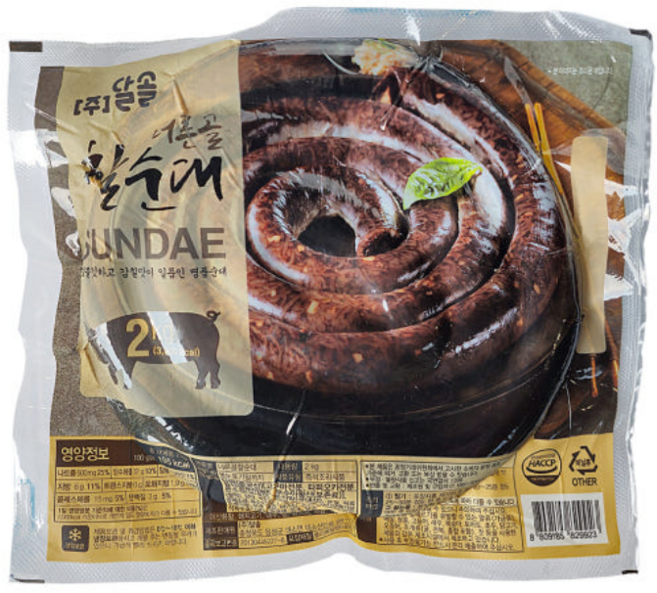 달솔 너른골 순대 2kg