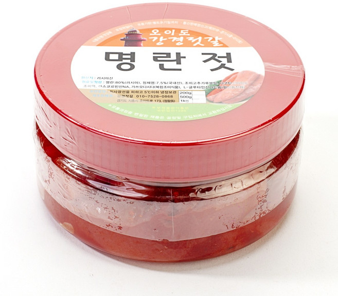 오이도강경젓갈 선동명란 명란젓, 1kg, 1개