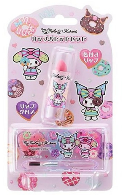 (Race) DD 6 900067 레이스 산리오 립 팔레트 세트 마이 멜로디 크로미 세 이상, 1개, 상세페이지 참조