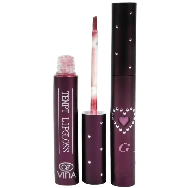 VINA 友娜 無痕水亮唇蜜-裸唇, 裸唇, 4.2g, 1個