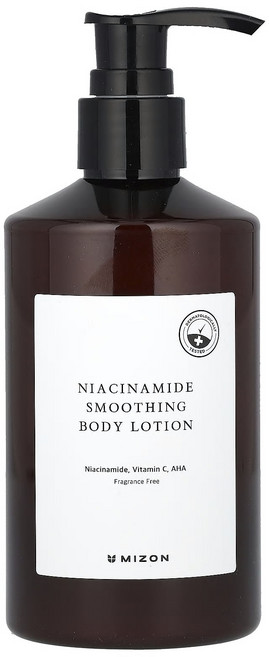 미즈온 나이아신아마이드 스무딩 바디 로션 향료 무함유 300ml(10.14fl oz) MIZ-75340, 1개, 300ml