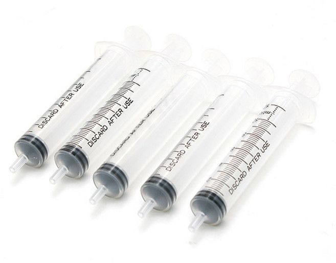 12ml 주사기 5개 1세트 (바늘 포함)