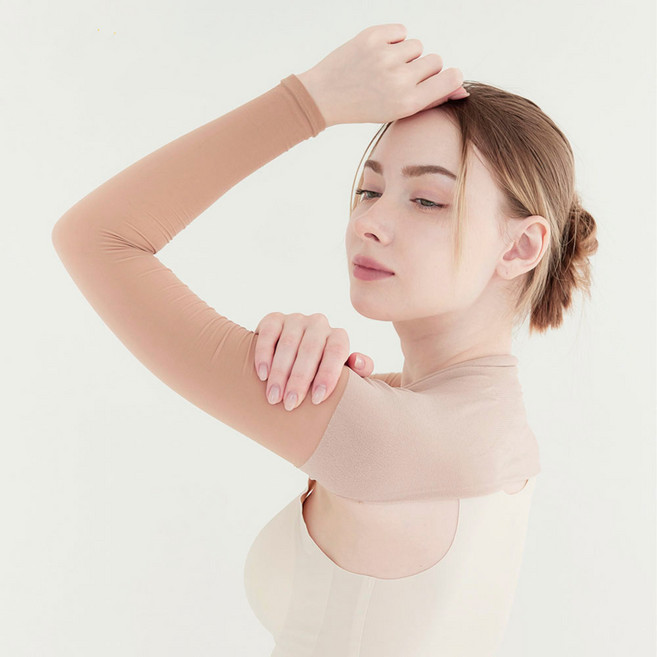 엠엠스포츠 여성 여름 UV차단 등산 골프 볼레로 팔토시, 1개, 스킨