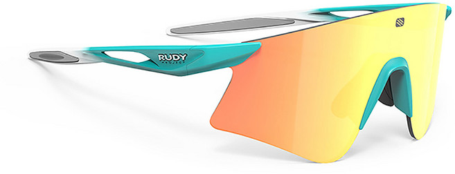 루디프로젝트 아스트랄 X 스포츠선글라스 초경량 아시안핏, 프레임(에메랄드 페이드 글로스), 렌즈(멀티레이저 오렌지), 1개