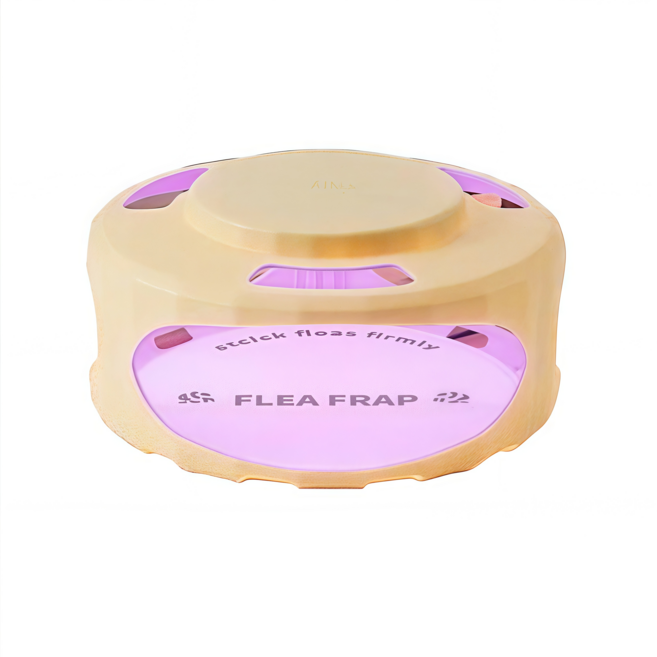 WEET 創新款家庭除蚤燈 3段光源無極調光 USB供電, 黃色-除蚤捕蟲燈+4片強力粘蟲板, 970-51