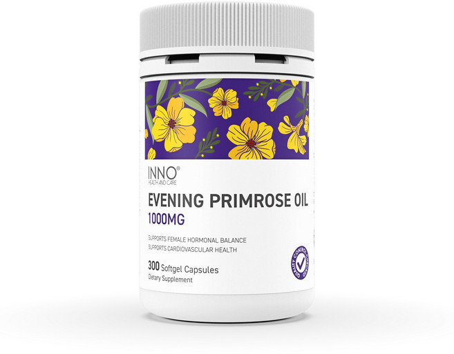 이노헬스 뉴질랜드 달맞이꽃 종자유 1000mg 300캡슐, 이노헬스 뉴질랜드 달맞이꽃 종자유 1000mg 300캡, 1개, 300정