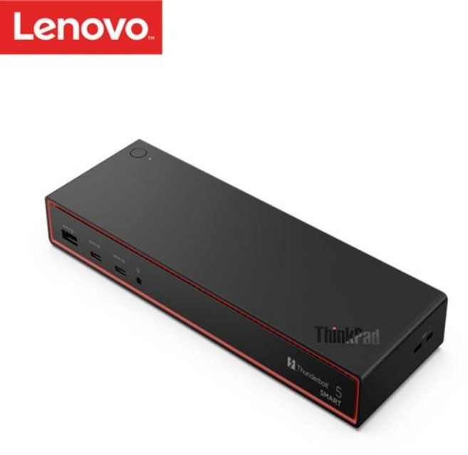 (레노버) ThinkPad Thunderbolt 5 Smart Dock (USB허브/11포트/도킹스테이션) (40BA0265AE) (유전원/C타입), 1개, 40BA0265AE