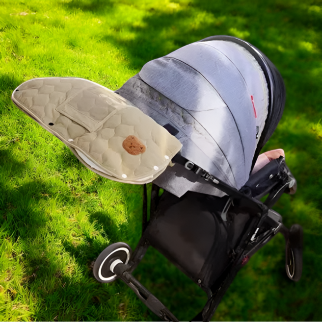 유모차 핸드커버 속기모 손잡이장갑 웨건 방한장갑 핸드머프, 블랙, 1세트