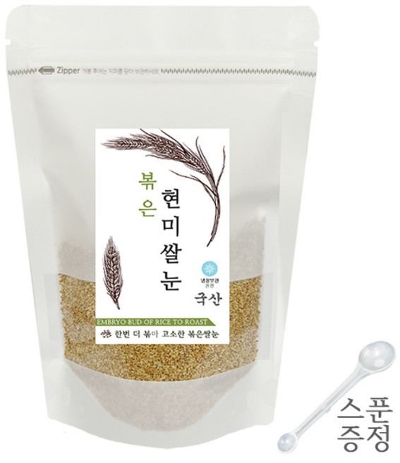 볶아서 더 고소한 볶은 현미쌀눈 / 볶음쌀눈 / 볶음현미쌀눈 국내산 볶은쌀눈 100%, 1kg, 1개