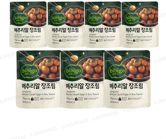 비비고 메추리알장조림, 170g, 7개