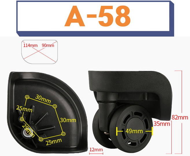 A-58 샘소나이트 아메리칸투어리스터 캐리어 바퀴 교체 부품