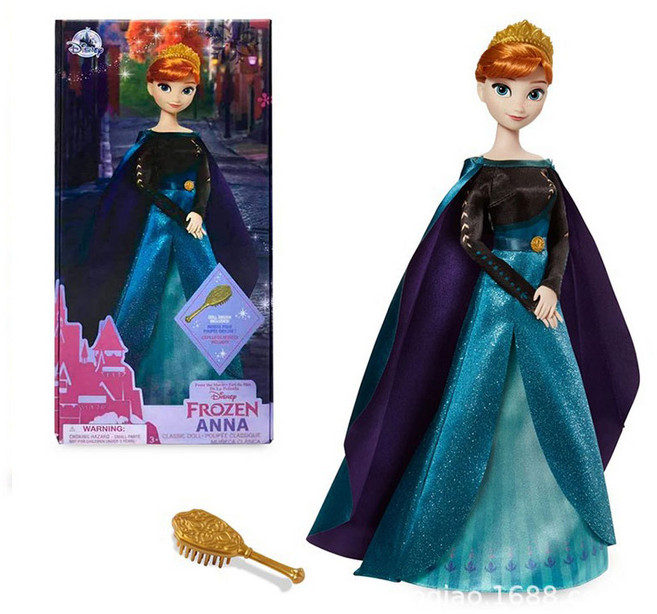겨울왕국 엘사 안나 백설공주 관절 인형 디즈니 피규어 굿즈 장난감 FROZEN 30cm, 1개