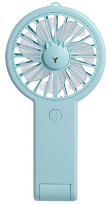 Hqzoomee 미니 선풍기 무소음탁상용선풍기 휴대용 선풍기 대용량 3rd gear USB 사무실선풍기, 푸른 색