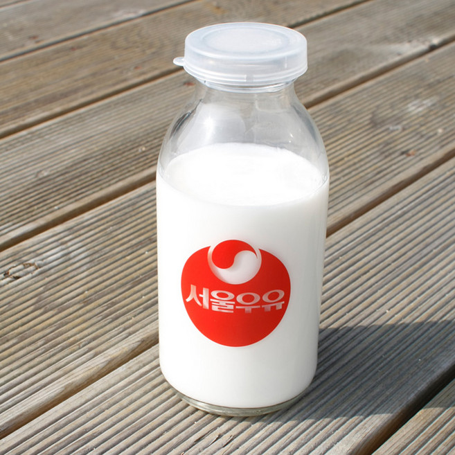 서울우유 레트로 유리병 (330ml) - 3type, 330ml, 1개