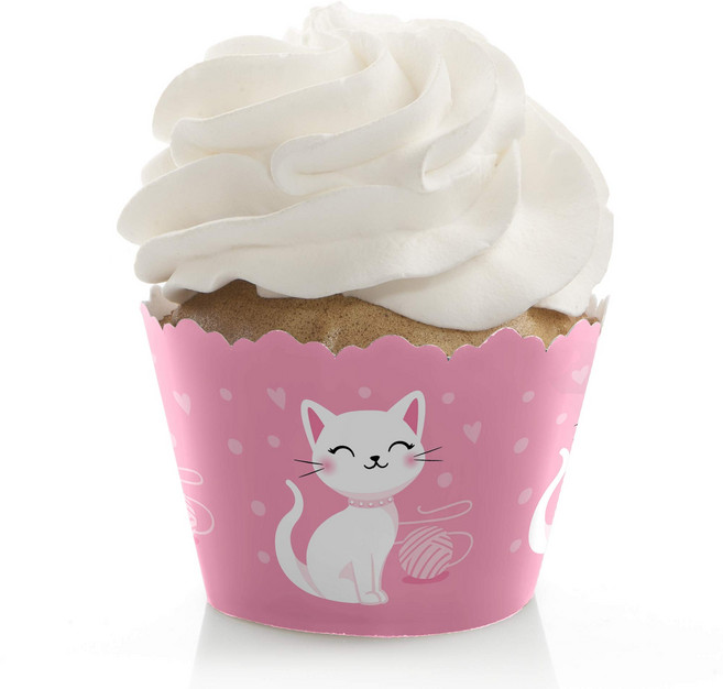 Big Dot of Happiness Purr-fect Kitty Cat - Kitten Meow Baby Shower or Birthday Party Decorations - P, 1개