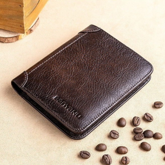 남성 프리미엄 소가죽 심플 반지갑 2011-C-2