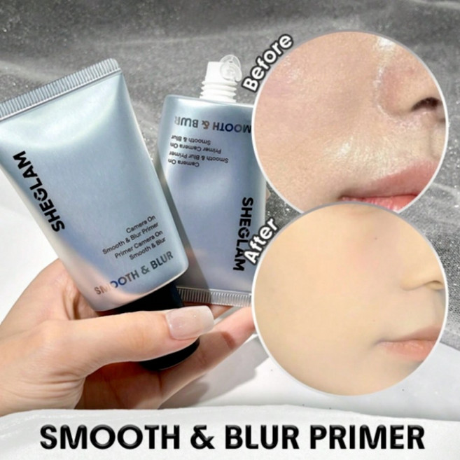 일본 쉬글램 메이크업 프라이머 모공프라이머, 실버 튜브 프라이버