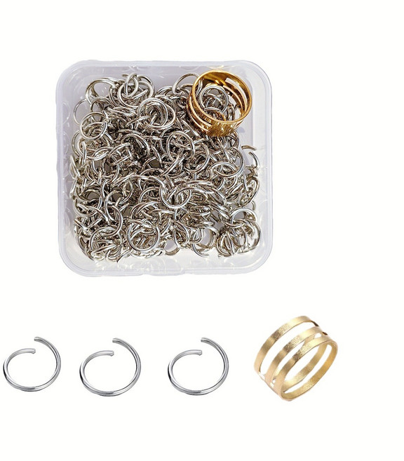 [SW] (200p+반지) 와경10mm오링 단단한 오링 200pcs세트, 1개, 실버