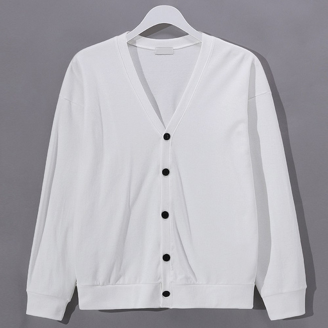 후앙스 데일리 오버핏 양면 브이넥 니트 가디건 GZCP-5214