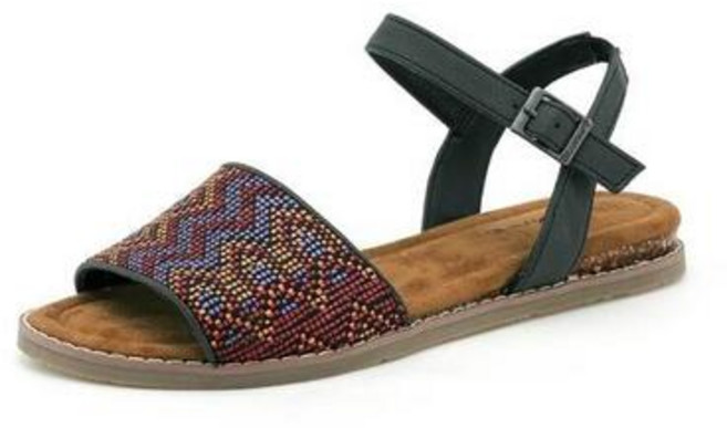 베어파우 MEEKA 샌들 (블랙), 220, K1883001MB-W／220, 1개