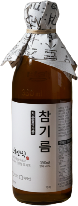 오늘선식 저온압착 참기름 국산, 1개, 350ml
