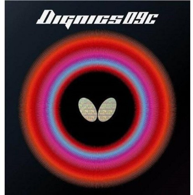 (버터플라이) 디그닉스09C 탁구러버, 빨강2.1mm, 1개