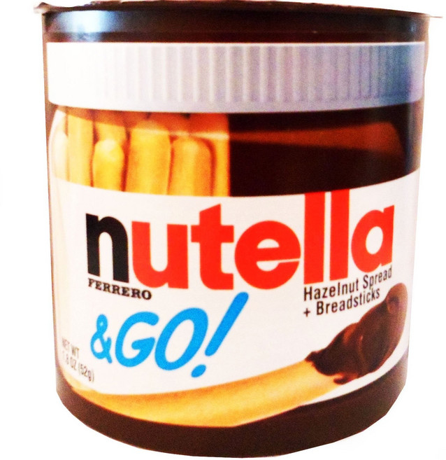 누텔라 & 고 헤이즐넛 스프레드 브레드스틱 순중량 1.8 온 Nutella & Go Hazelnut Spread Breadsticks Net Wt 1.8 Oz (52g) (Pack, 1개